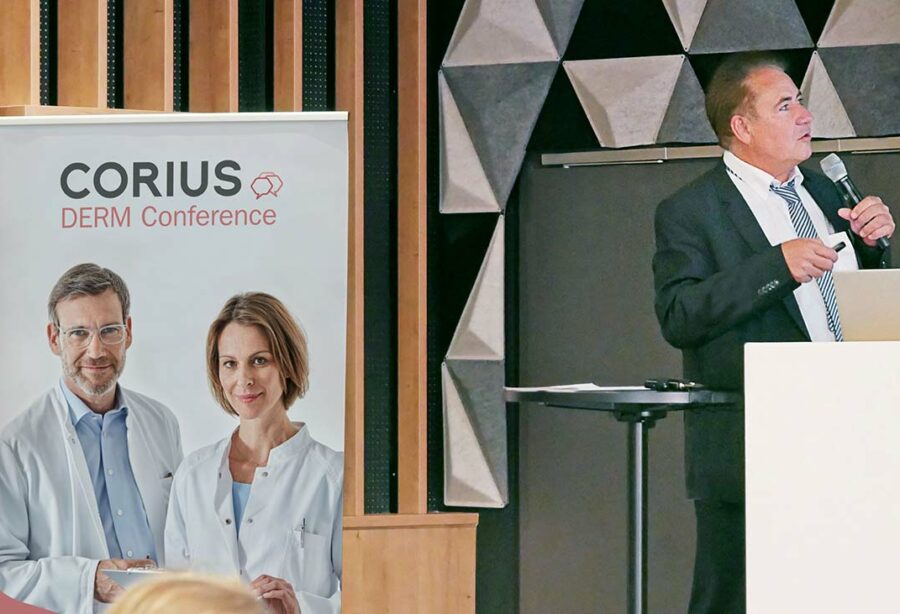 Prof. Reinhold auf der CORIUS DERM Conference