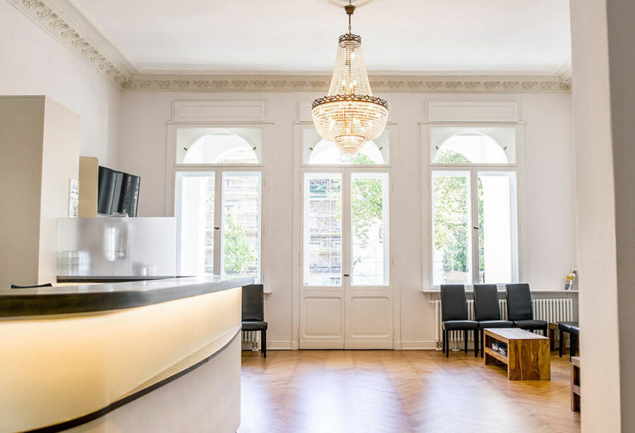 Das Wartezimmer im Dermatologie Potsdam MVZ