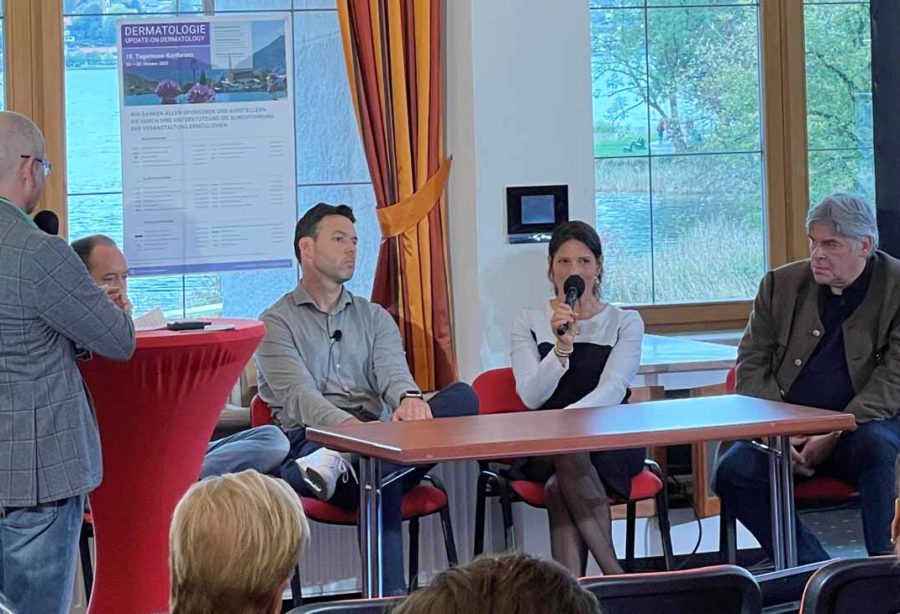 19. Tegernsee-Konferenz in Bad Wiessee: Heidi Niemöller, CEO der CORIUS Gruppe, als Teilnehmerin bei Podiumsdiskussion