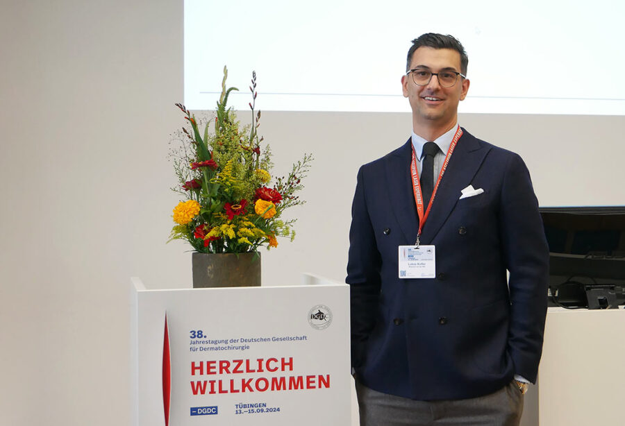 DGDC-Jahrestagung 2024 Tübingen: Tagungspräsident Dr. Lukas Kofler