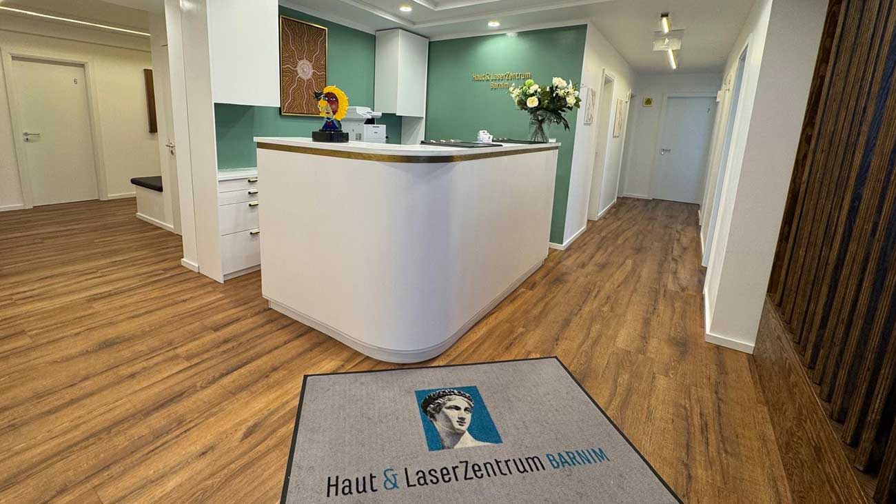 MVZ Haut- und Laserzentrum Barnim: Empfangsbereich