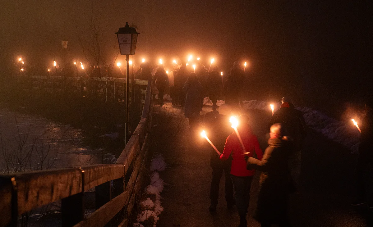 Fackelwanderung in Garmisch-Patenkirchen